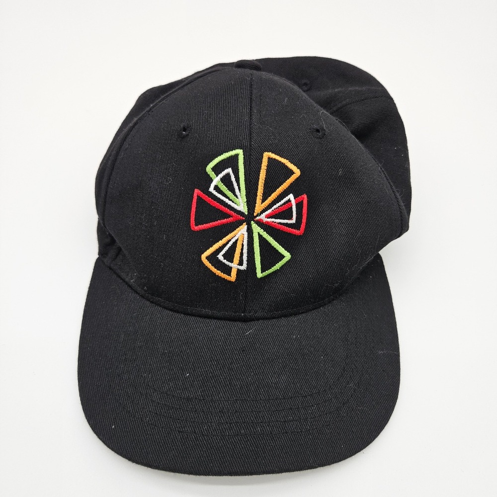 Cicis Pizza Embroidered Logo‎ Baseball Cap Black